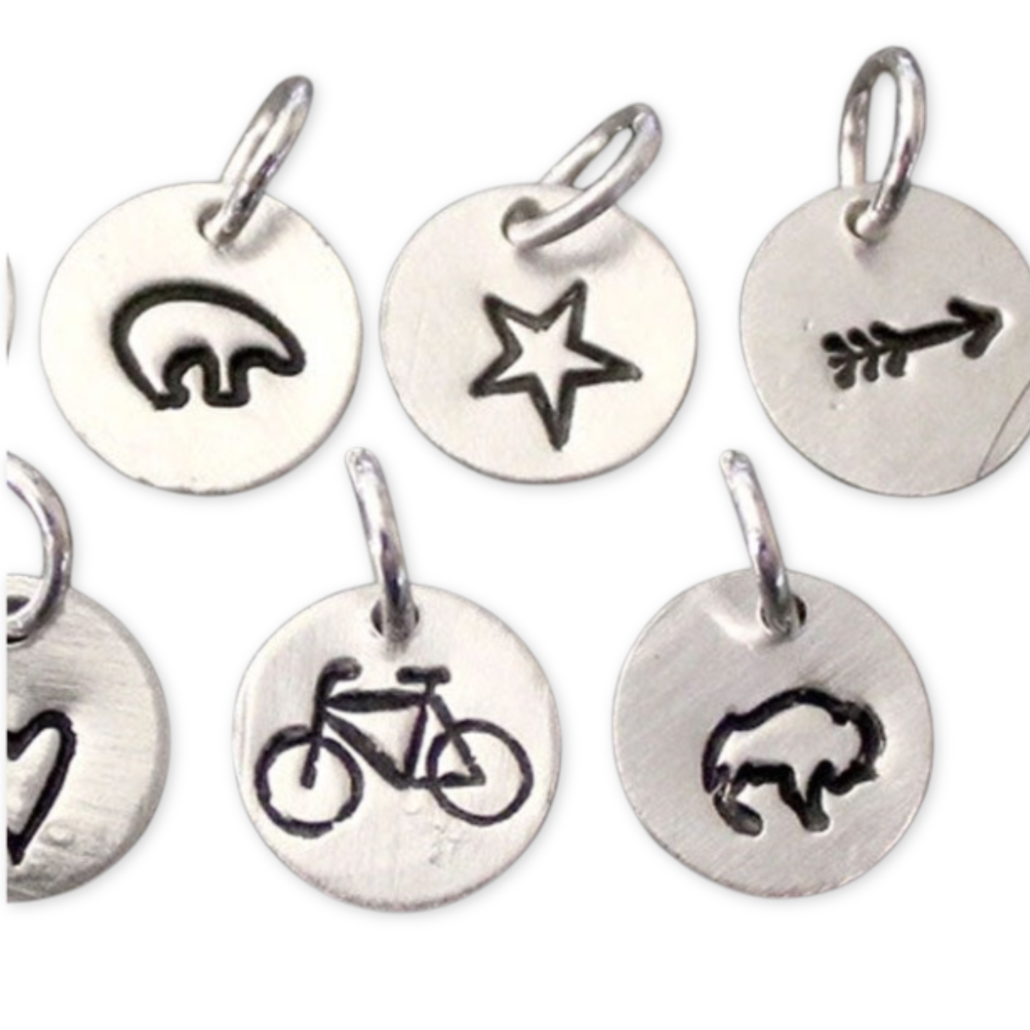 Sterling Symbol Charms
