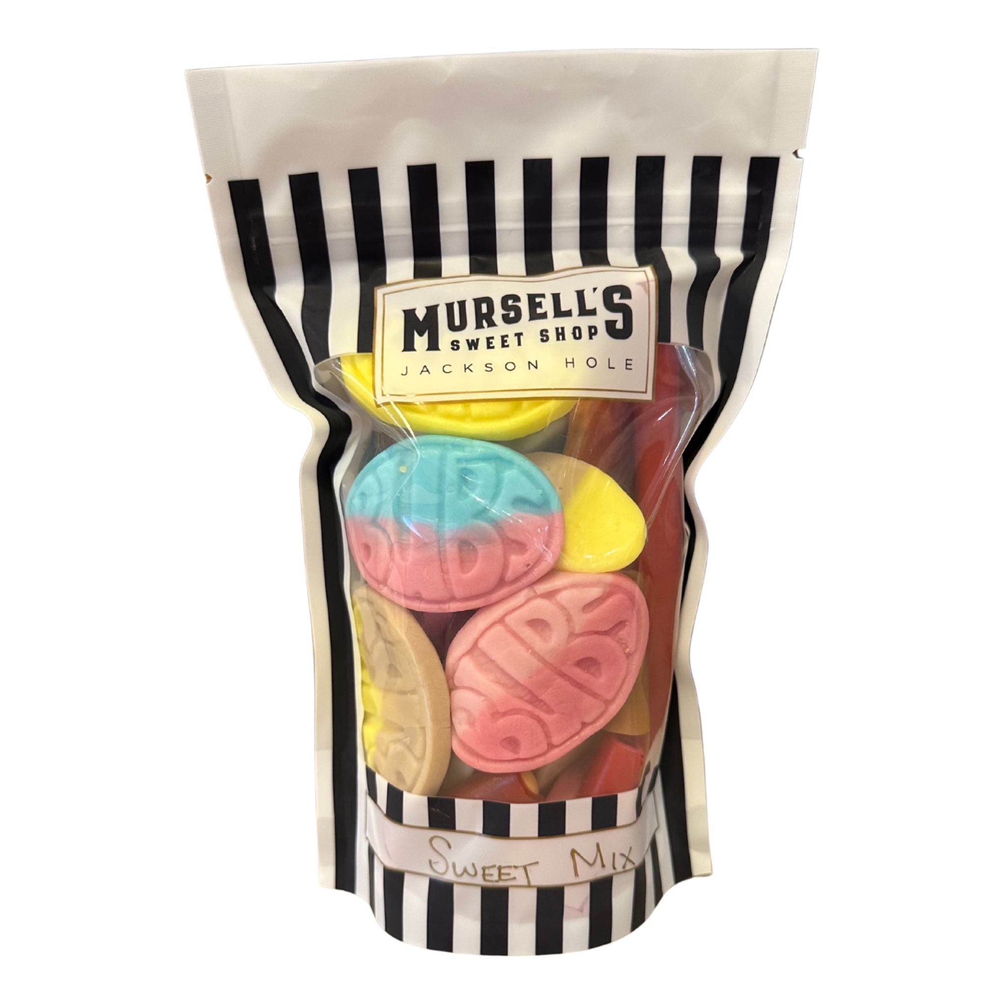 A bag of Swedish candy from Mursell's