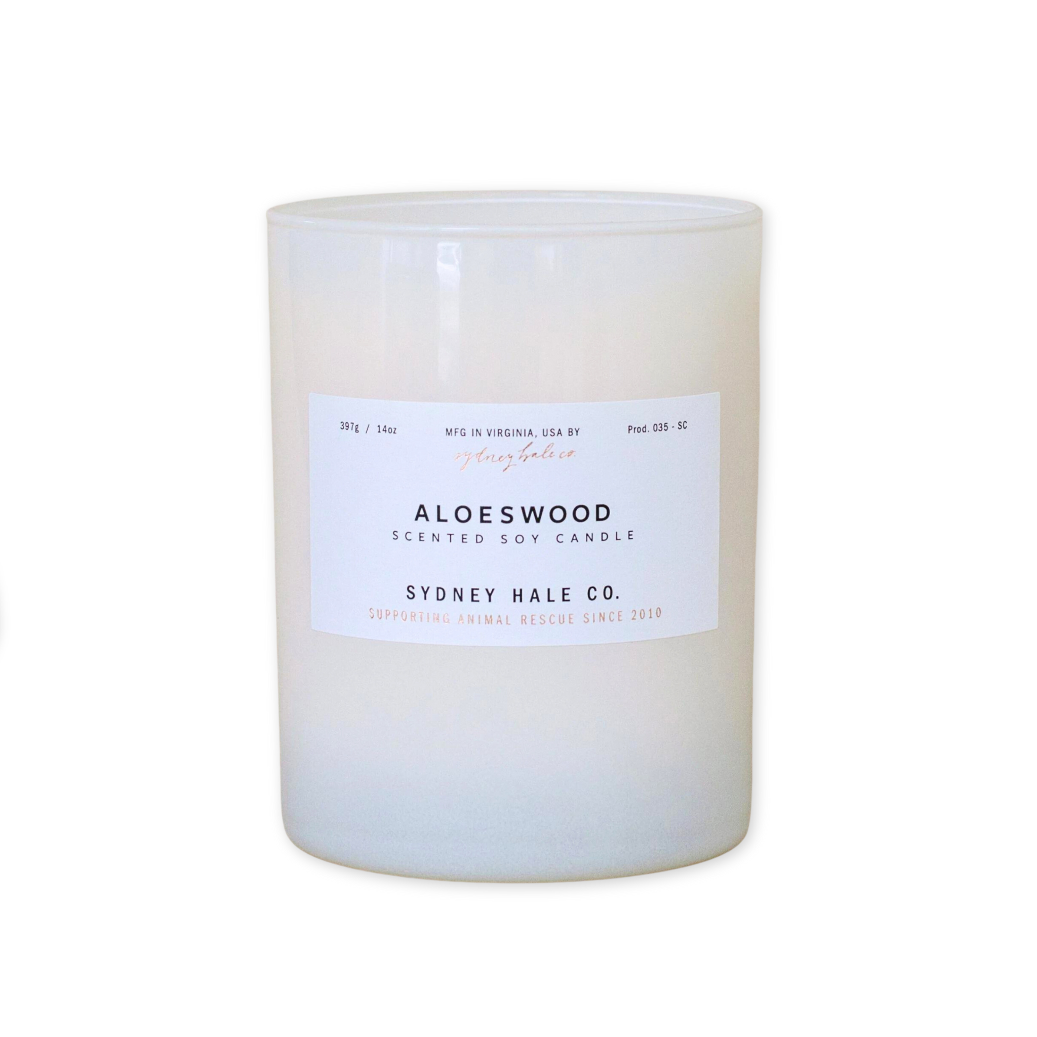 aloeswood scented candle