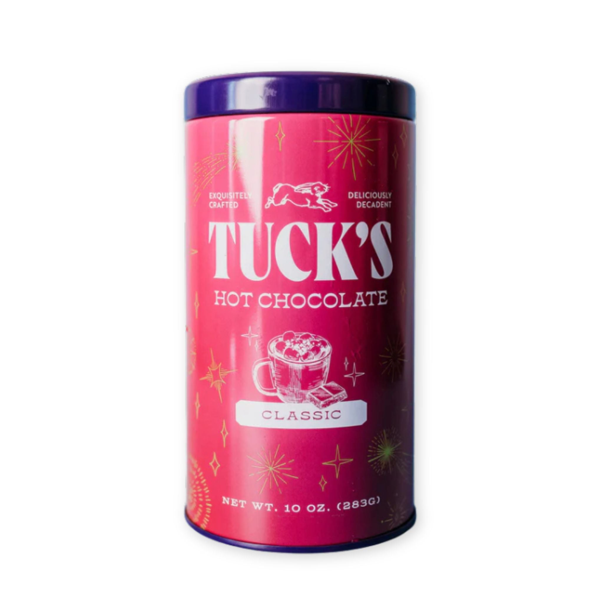 Tuck's Hot Chocolate canister on a white background