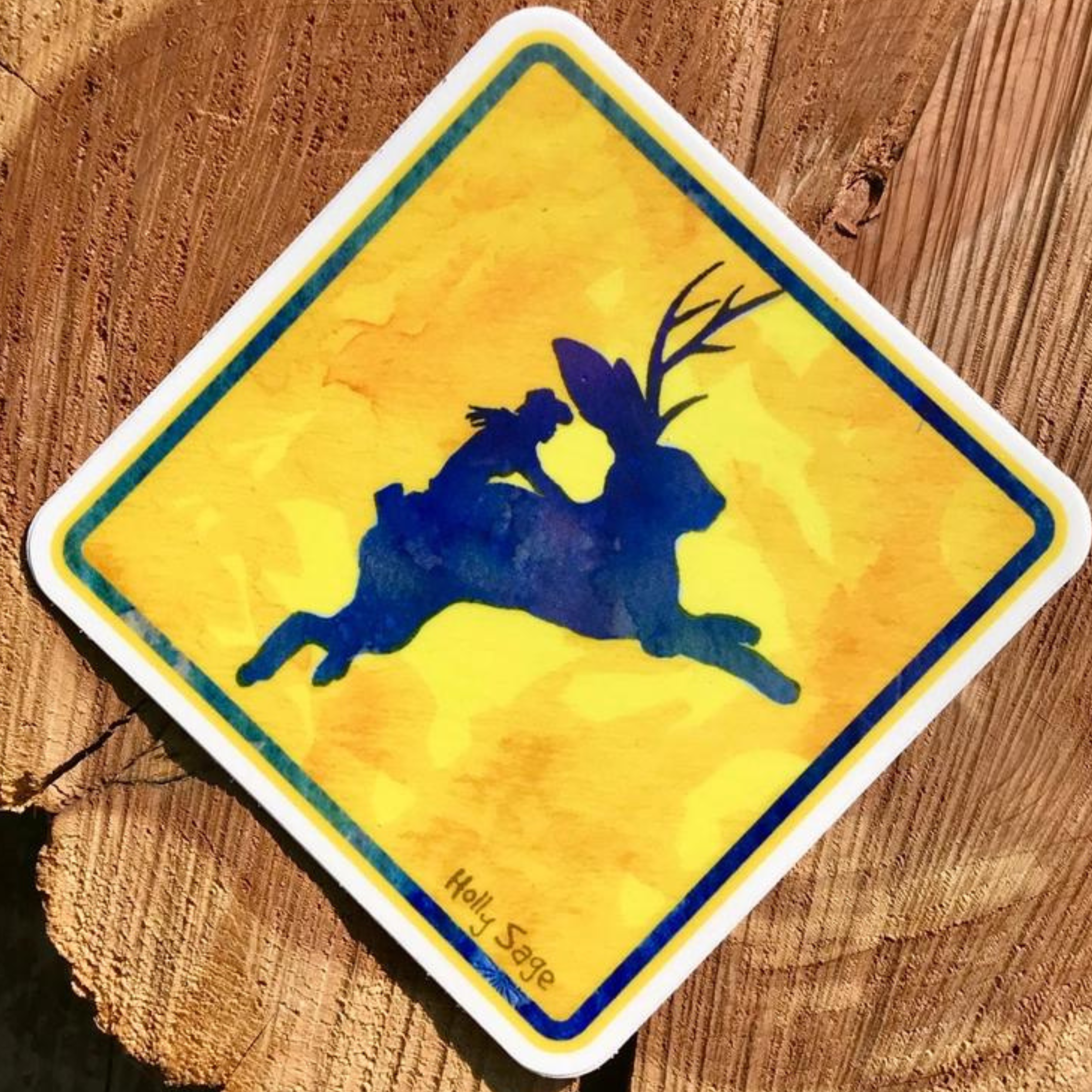 Wild Western Jackalope Sticker