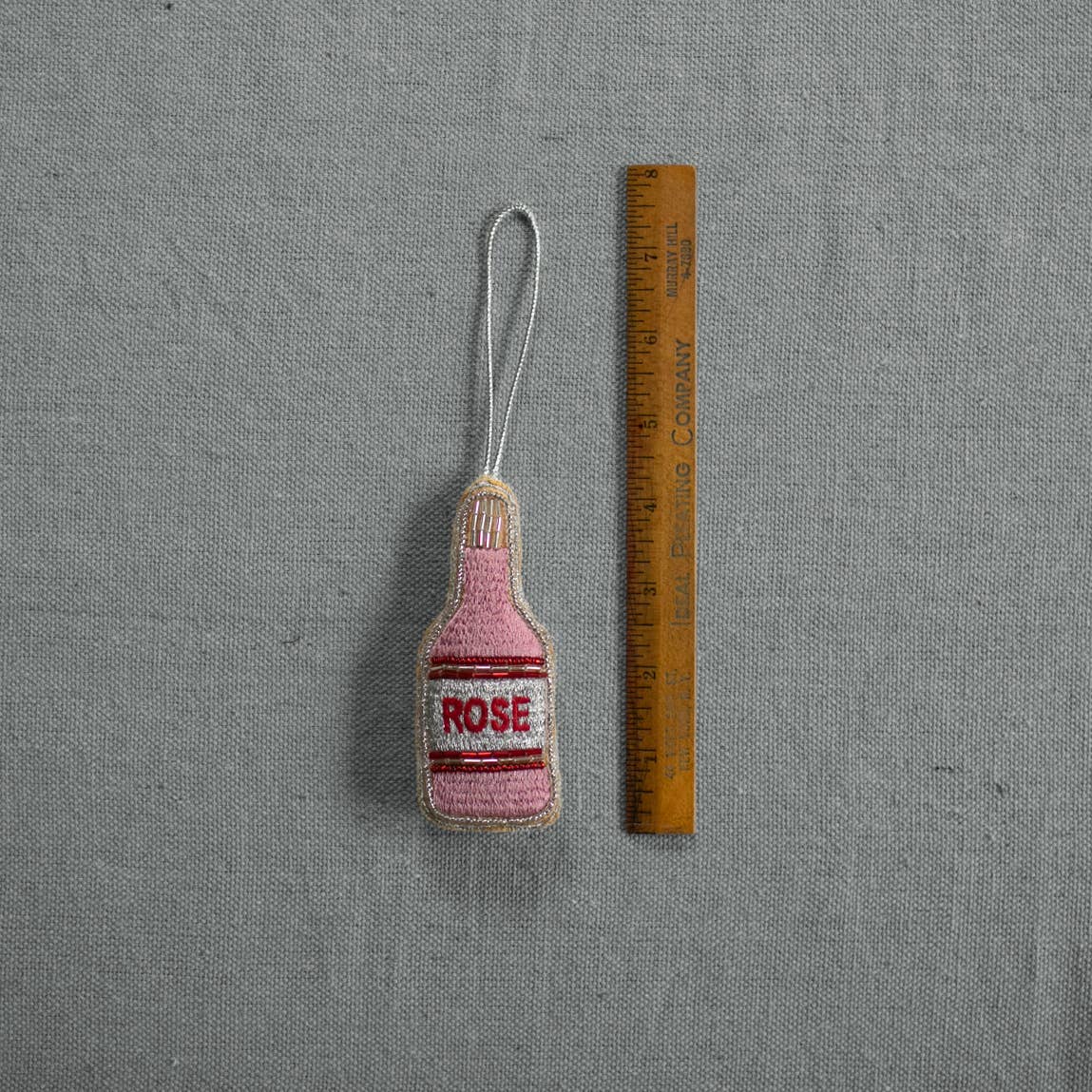 Rose Bottle, Soft Cotton Ornament