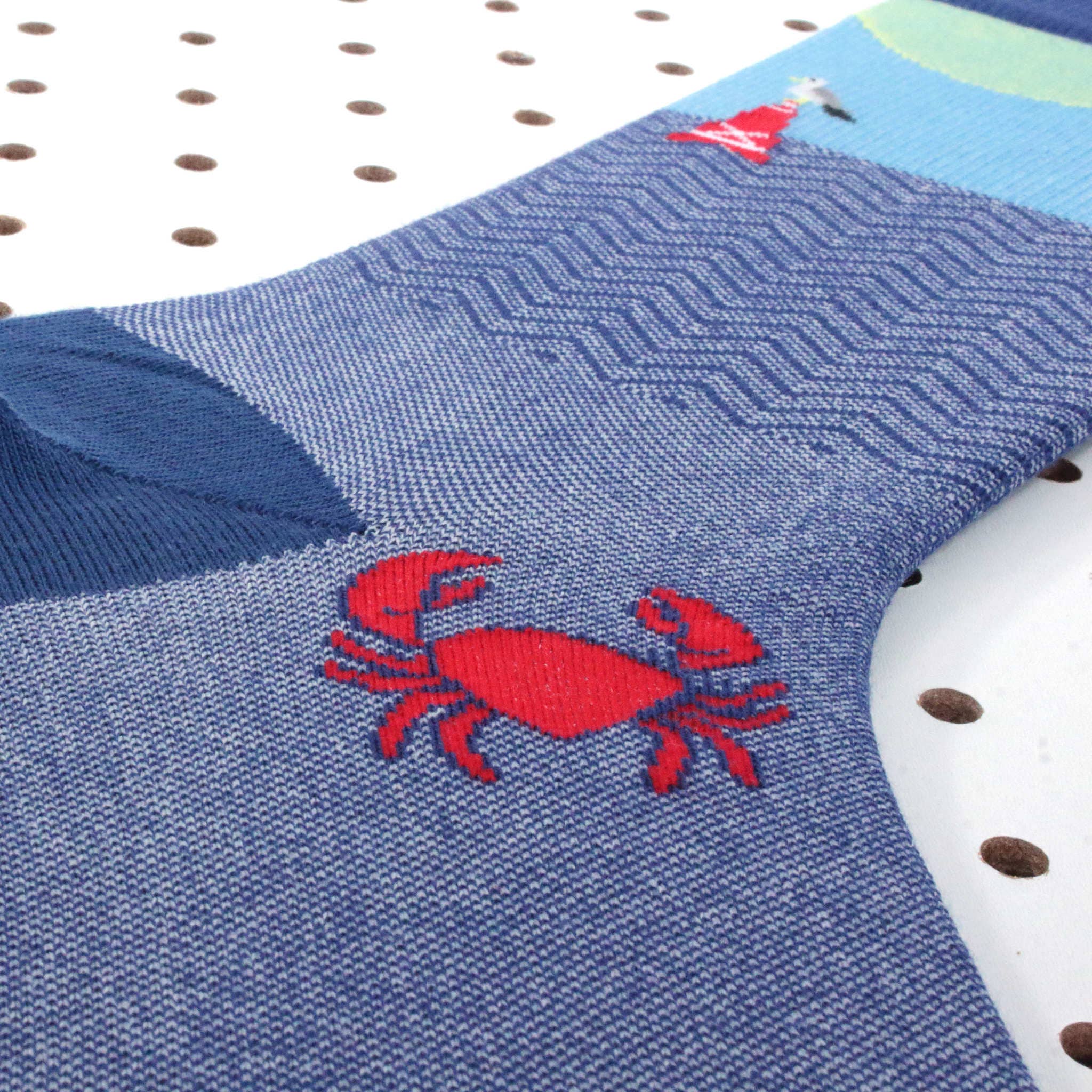 Cast King - Fishing Themed Embroidered Pima Socks