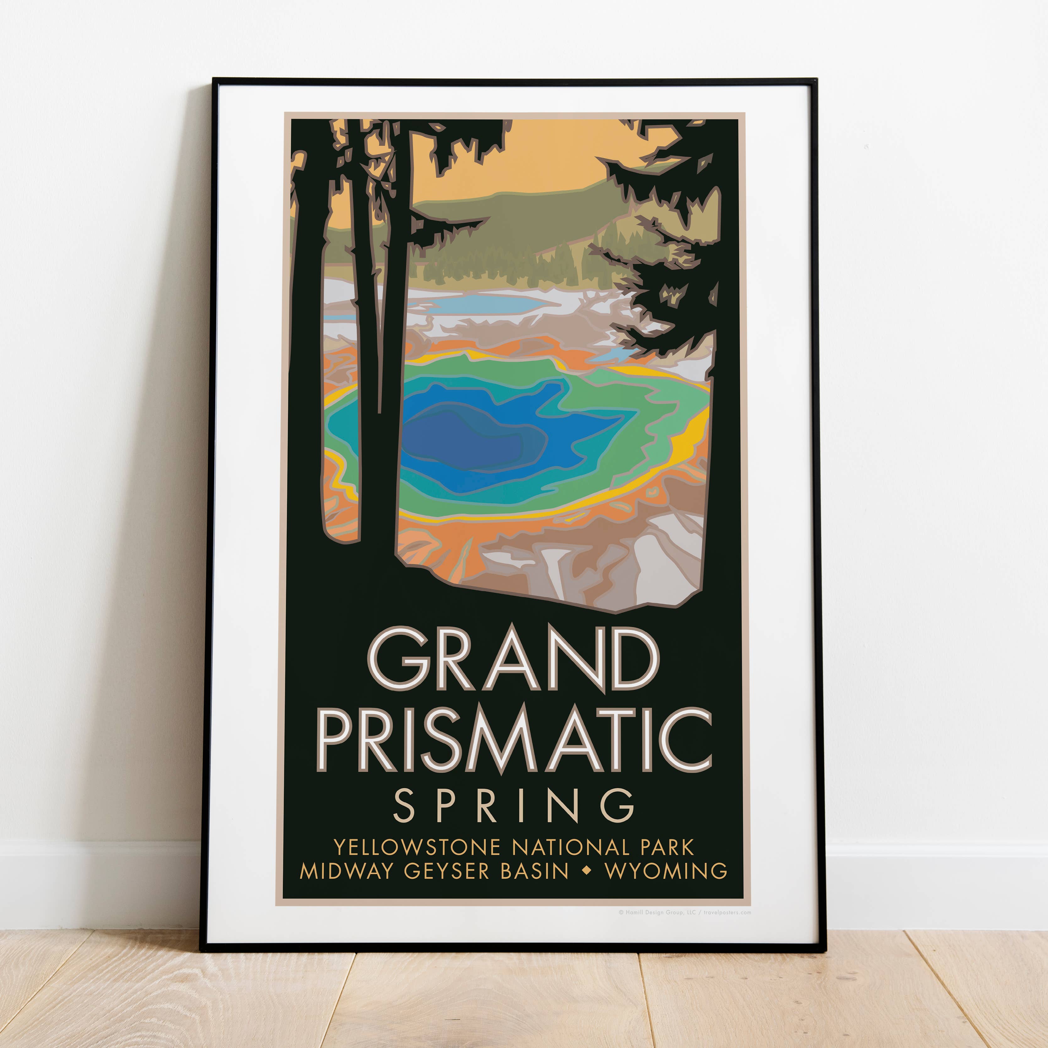 Grand Prismatic Spring - Yellowstone National Park Poster