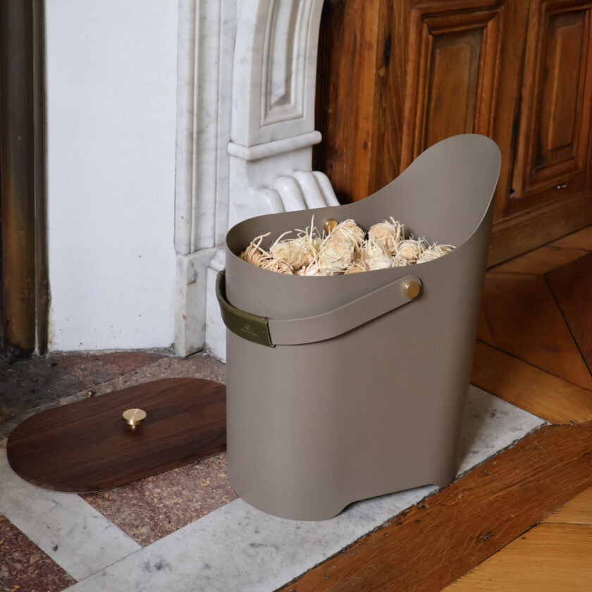 Ash & Kindling Basket - Olive