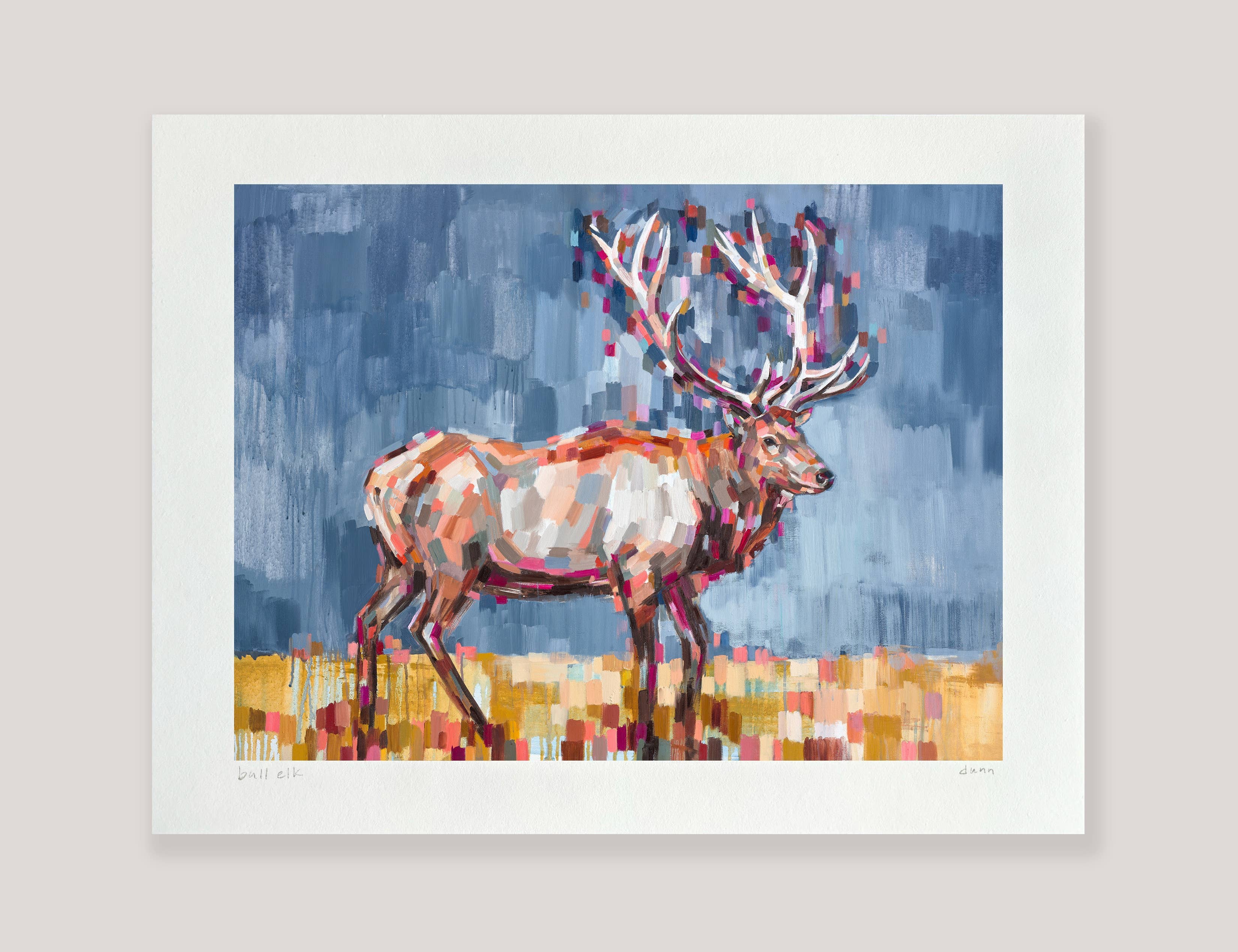 Bull Elk Archival Print