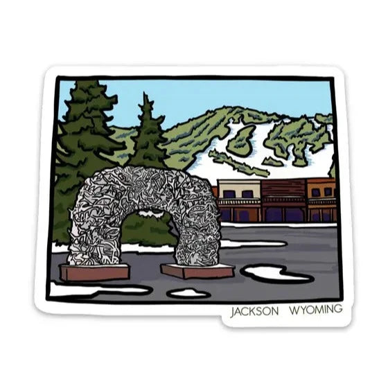 Antler Arch Sticker