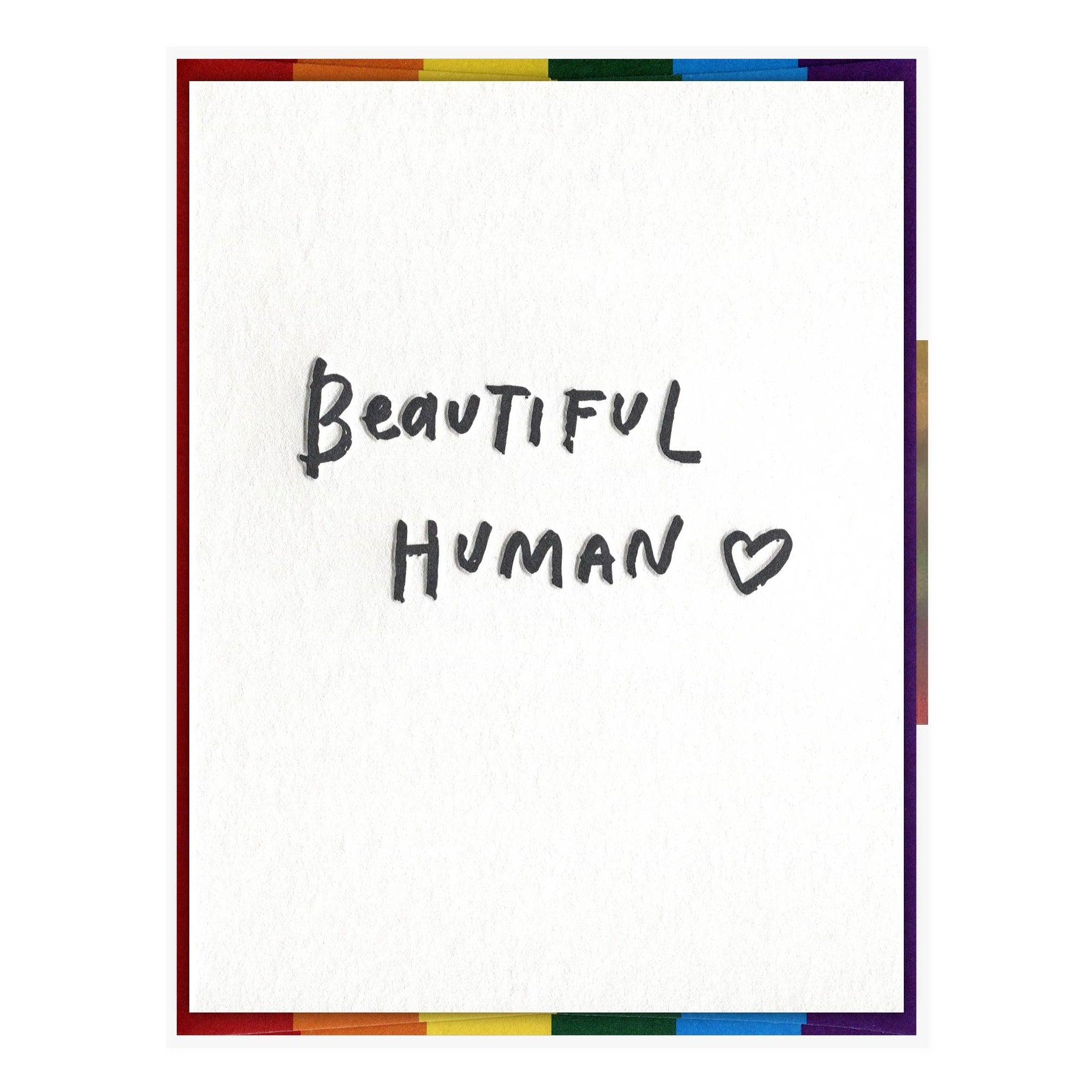 Beautiful Human - Pride Card