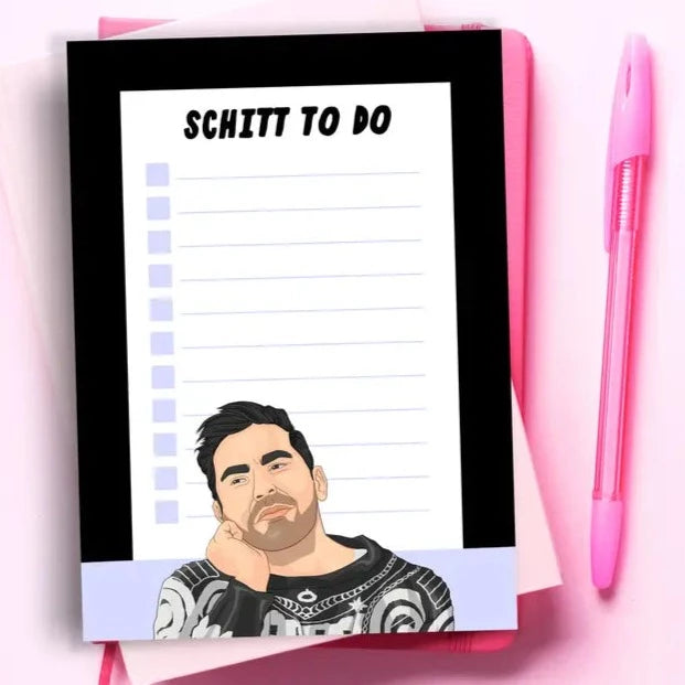 Schitt To Do Notepad