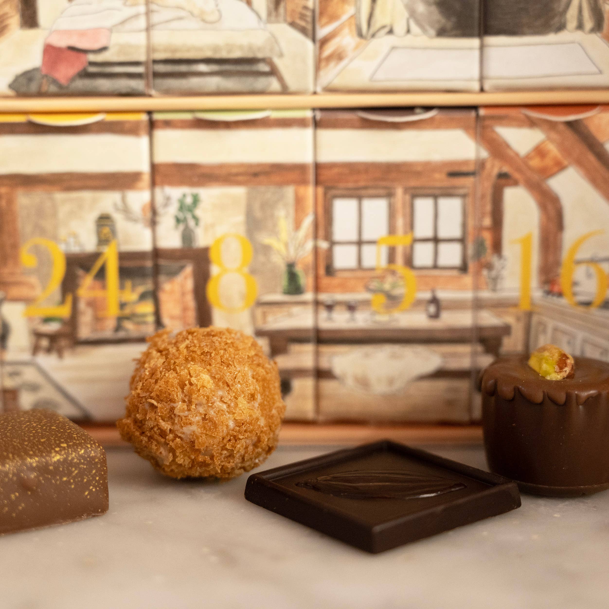 Log Cabin Advent Calendar - Melt Chocolates