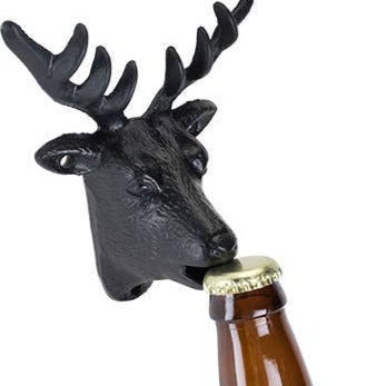 Cast Iron Wall Mounted Deer Bottle Opener