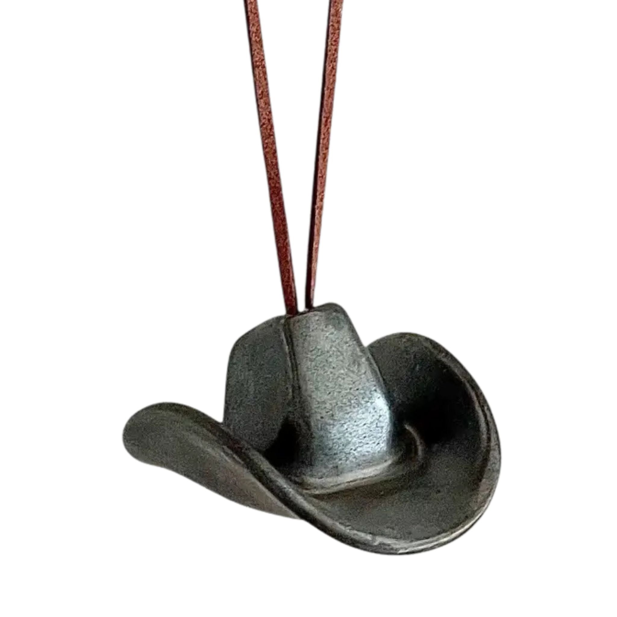 Ceramic Cowboy Hat Ornament