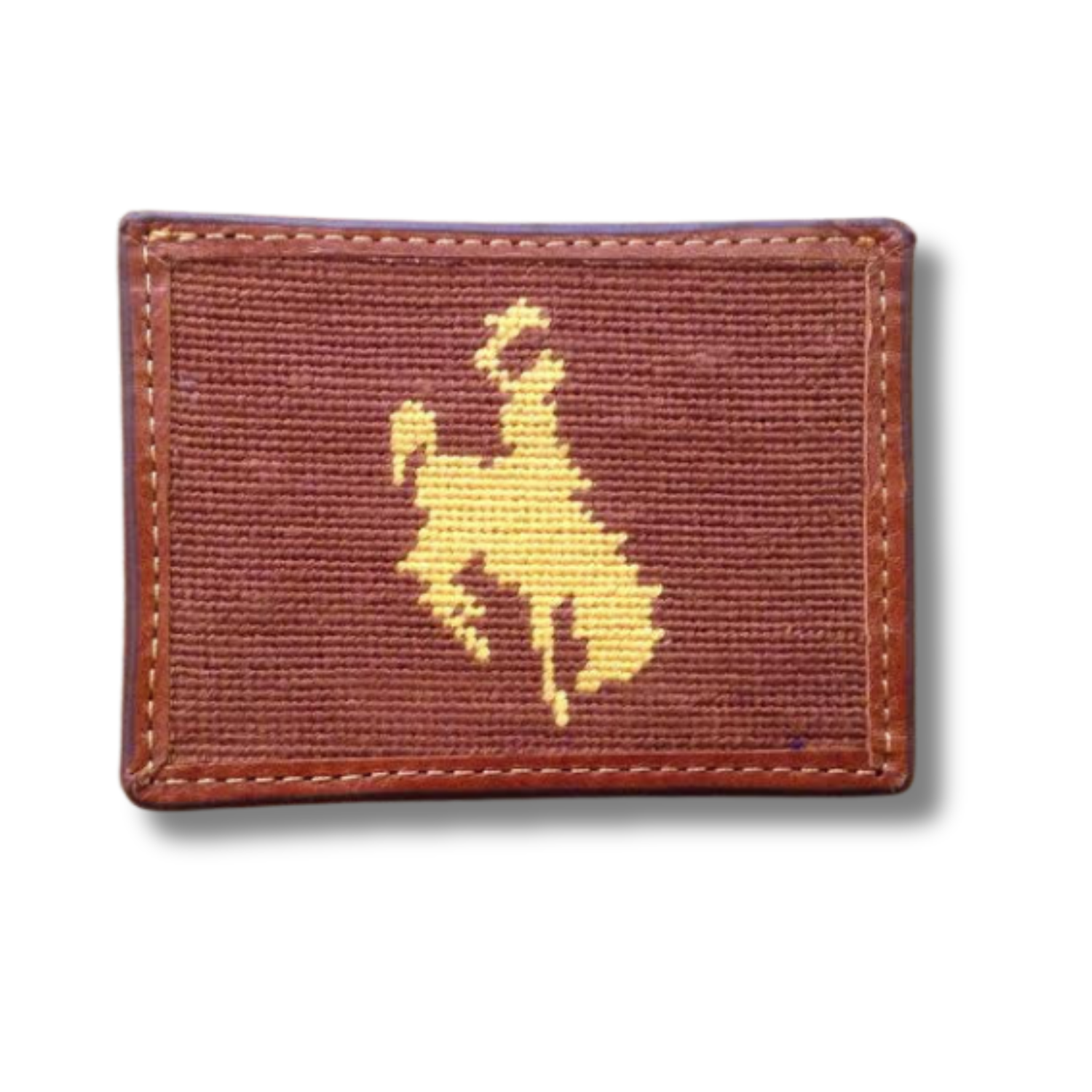Wyoming Bronco Card Wallet