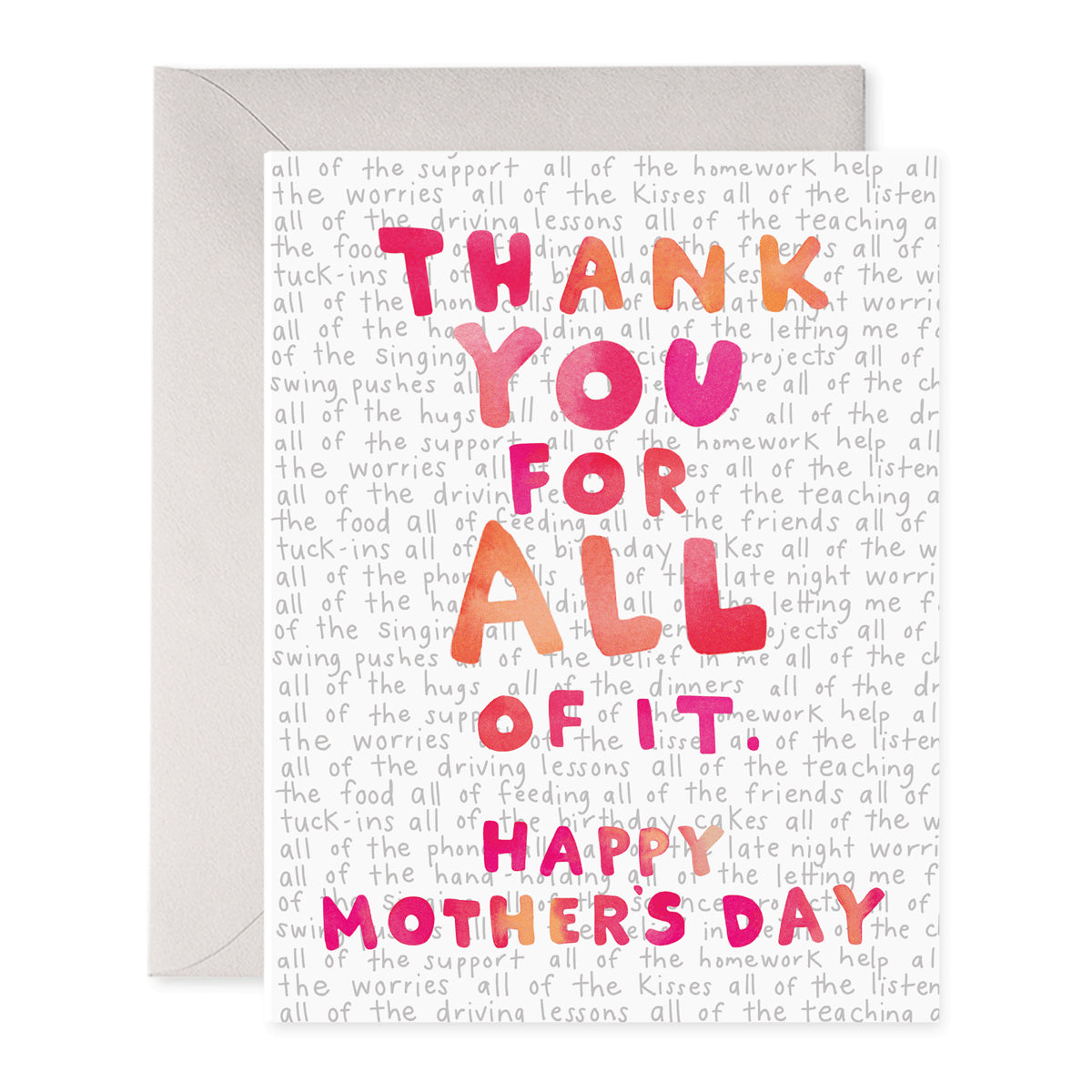 For All You Do Mother's Day Card