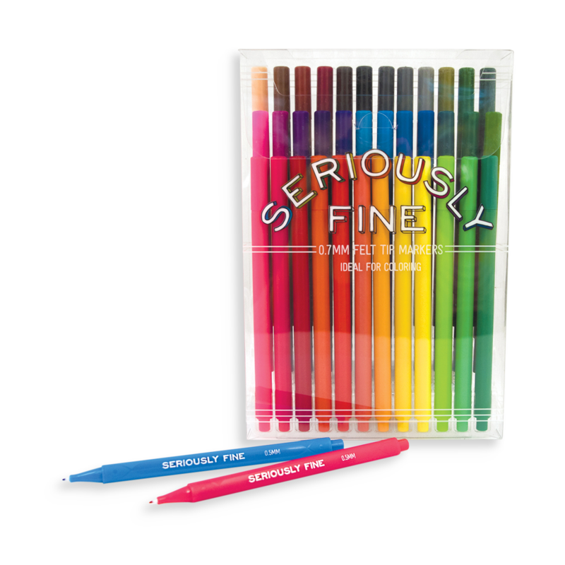 Seriously Fine Felt Tip Markers