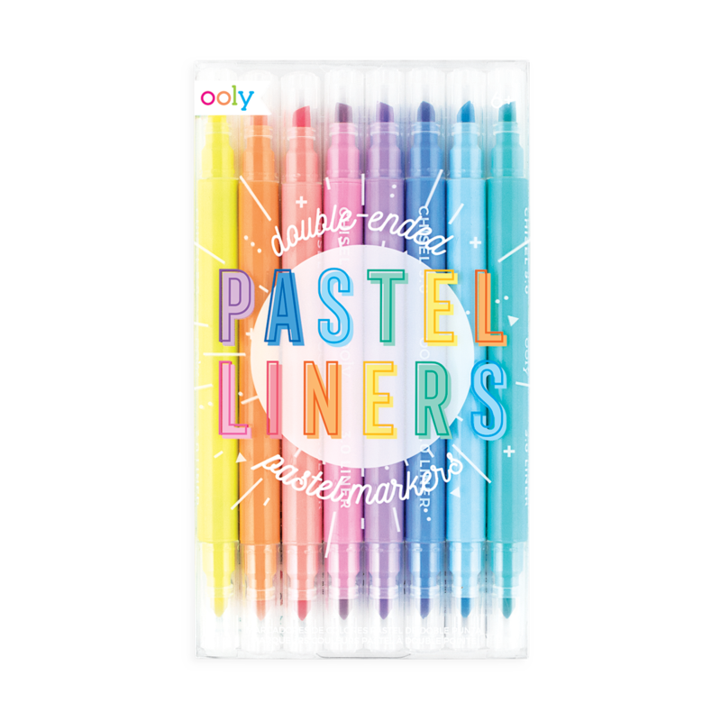 Pastel Liners Dual Tip Markers