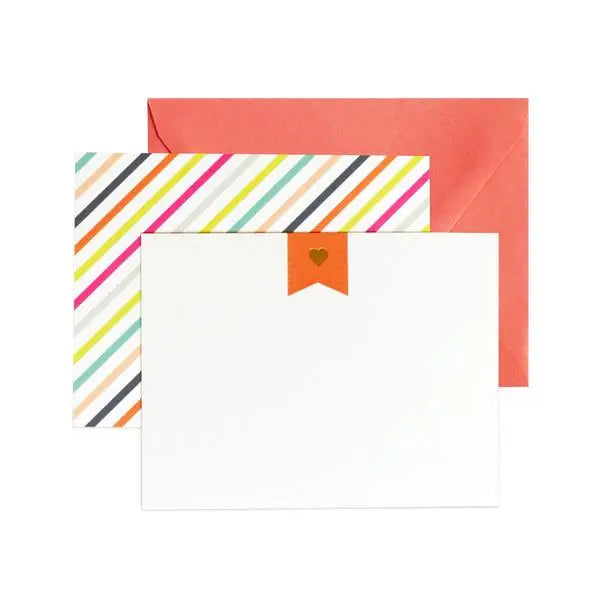 Sweetheart Flat Notecard Set