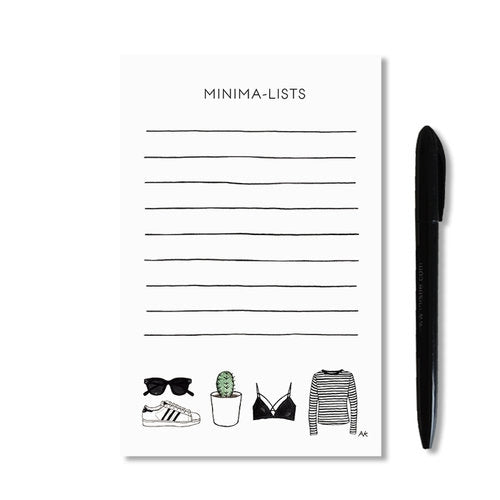 Minima-list Notepad