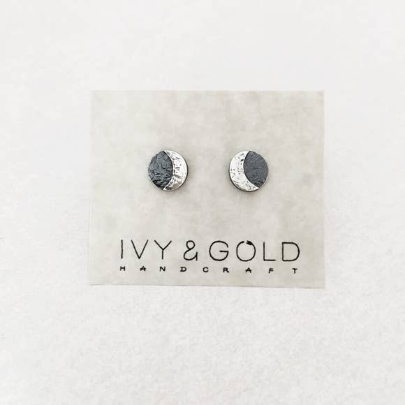 Solar & Lunar Eclipse Earring Studs