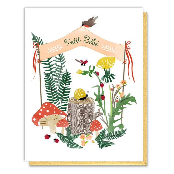 Congratulations Petit Baby Card