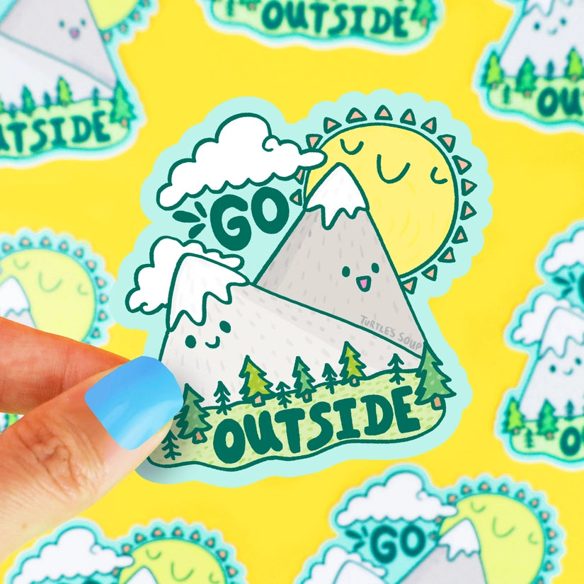 Go Outside Sticker