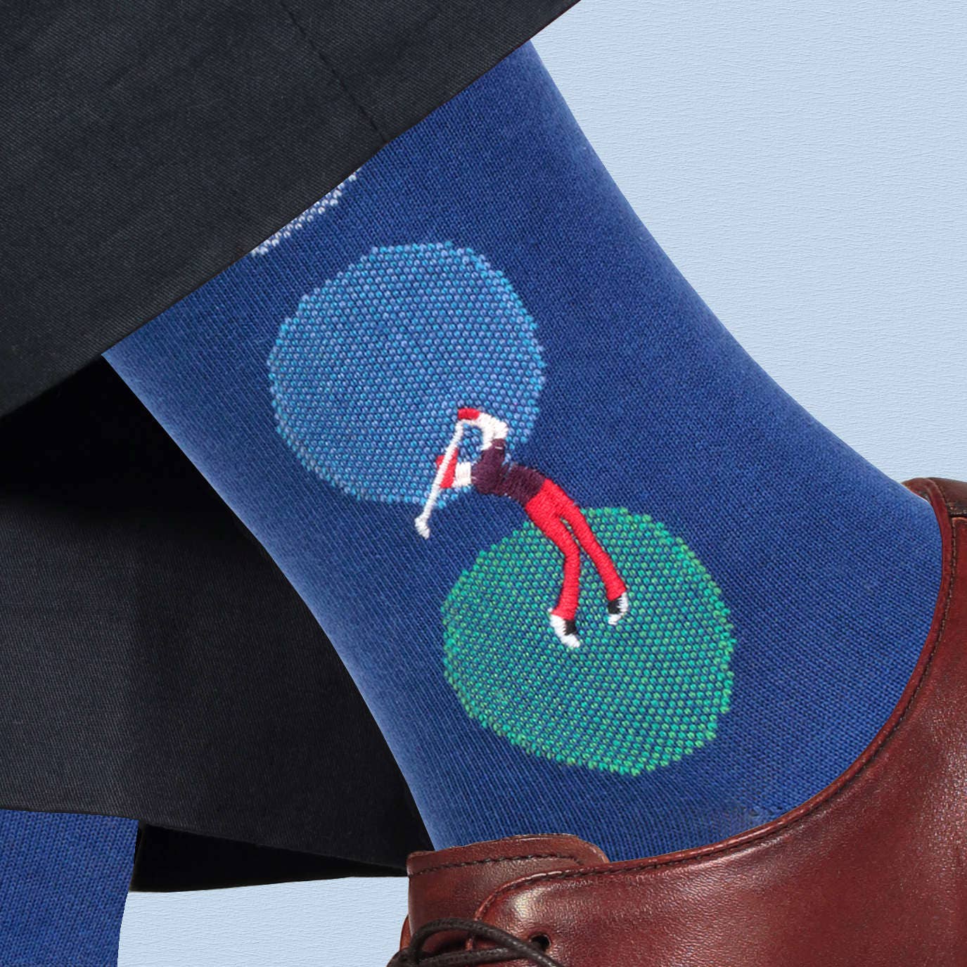 Golf Clap - Golfing Themed Embroidered Pima Socks