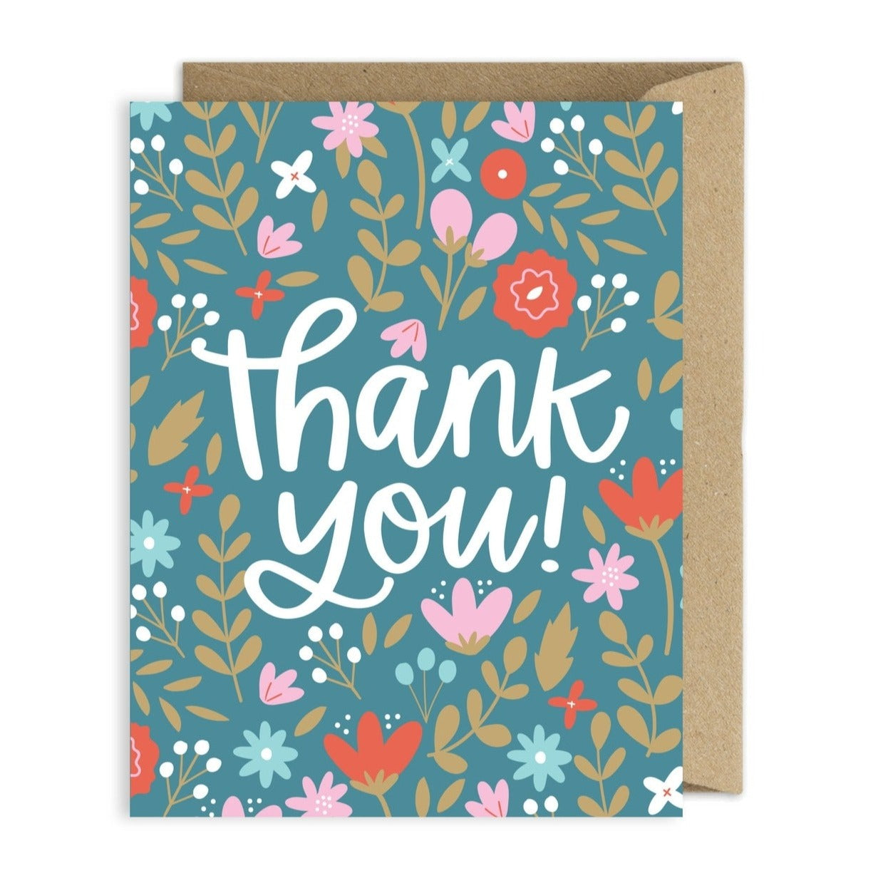 Thank You Floral Card