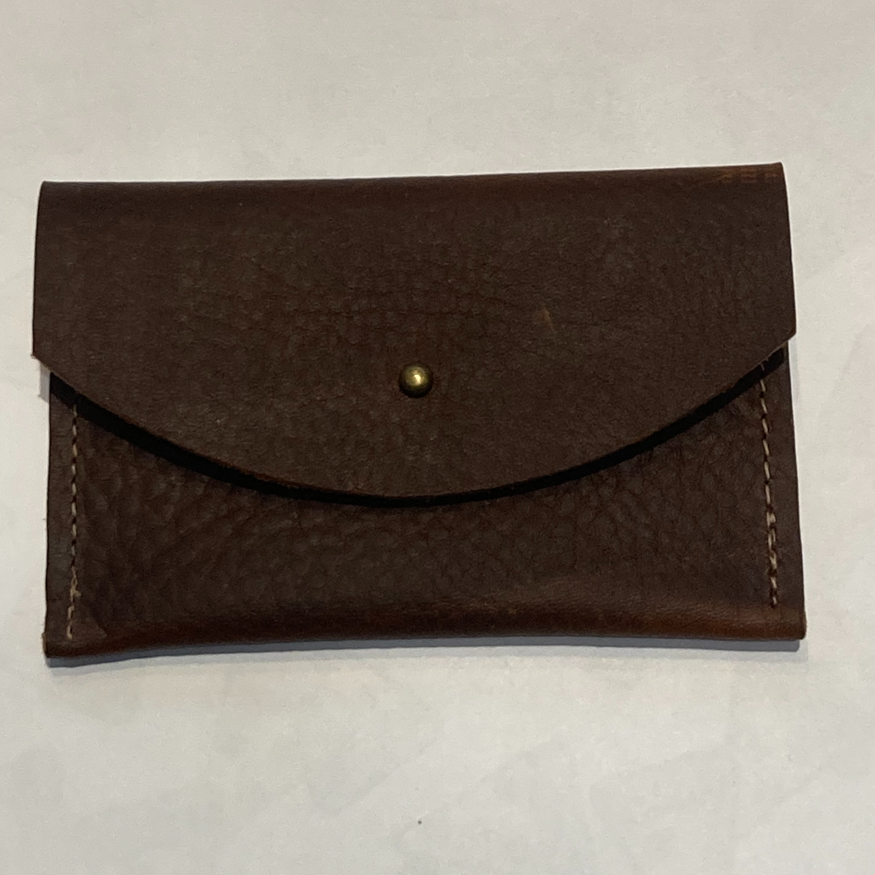 Brown Leather Card Wallet