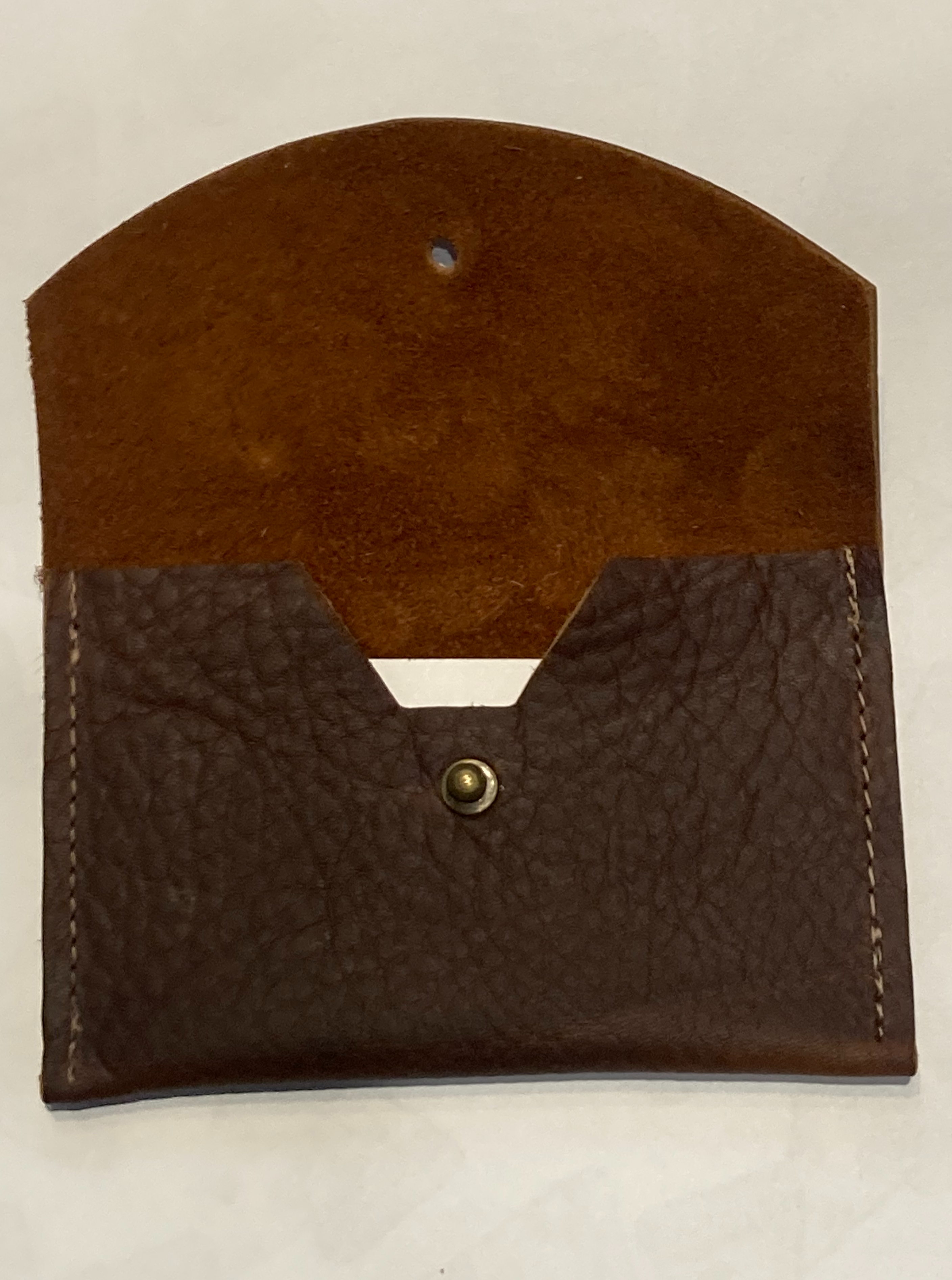 Brown Leather Card Wallet