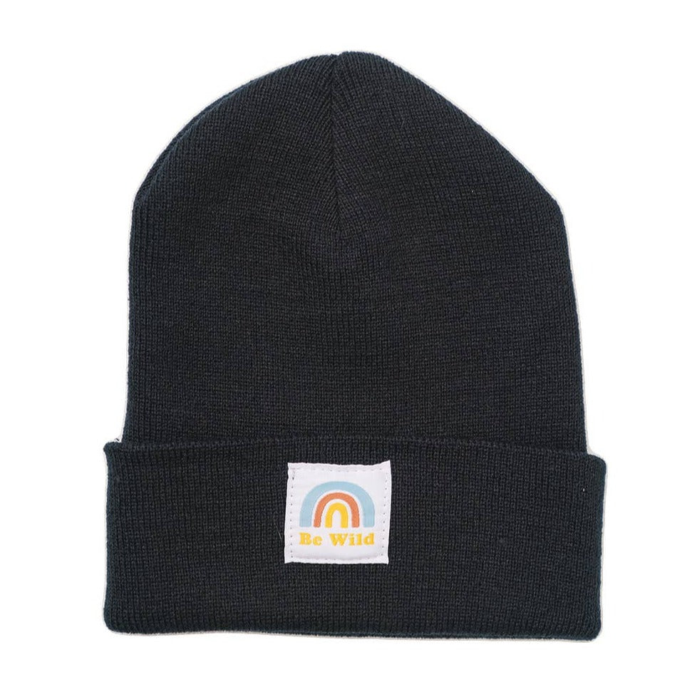 Be Wild Cuffed Beanie - Black