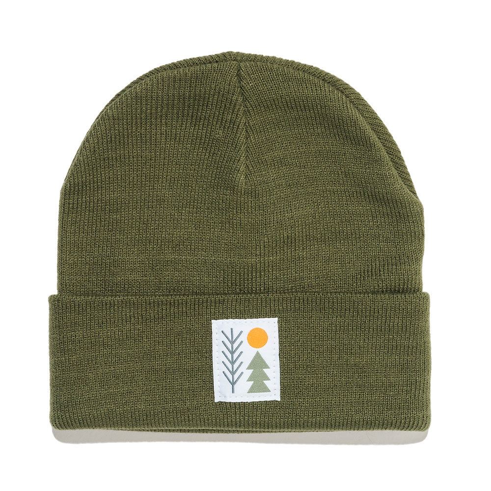 Cuffed Beanie - Olive