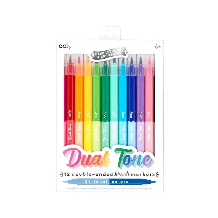 Ooly - Calligraphy Duo Double-Ended Brush & Chisel Tip Markers