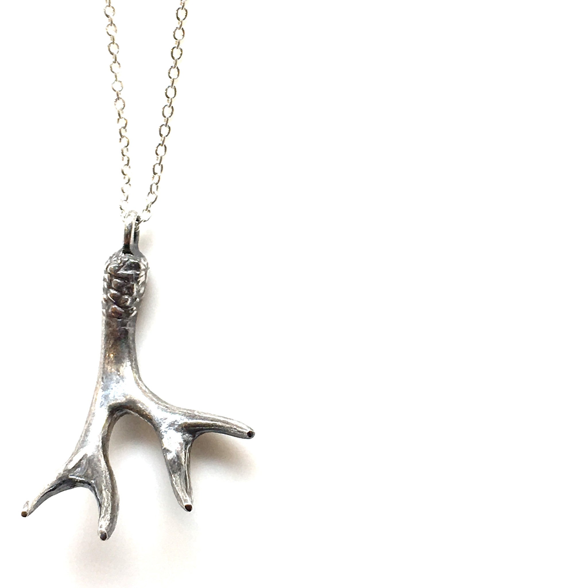 Single Deer Antler Necklace