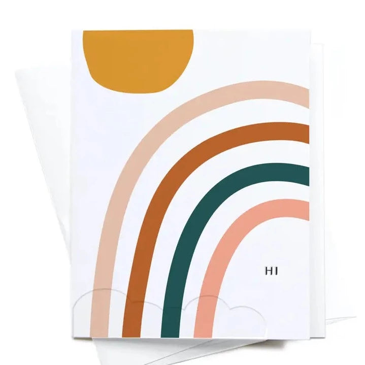 Hi Rainbow Card