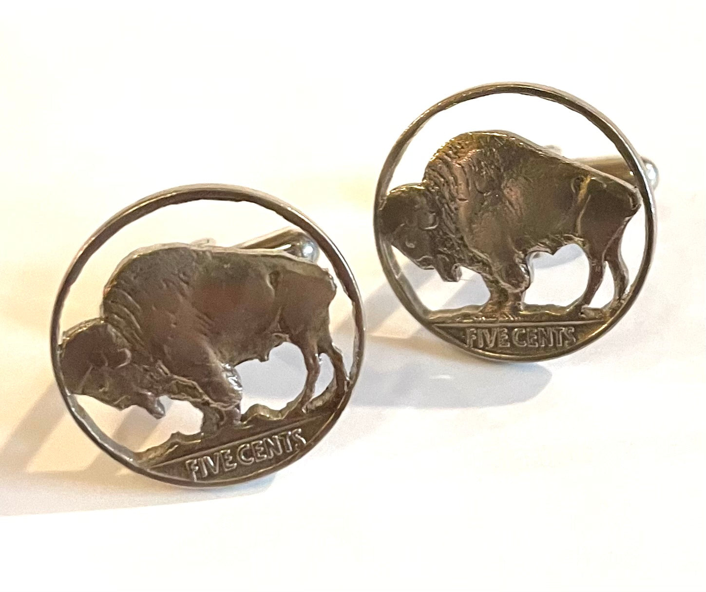 Buffalo Nickel Cufflinks