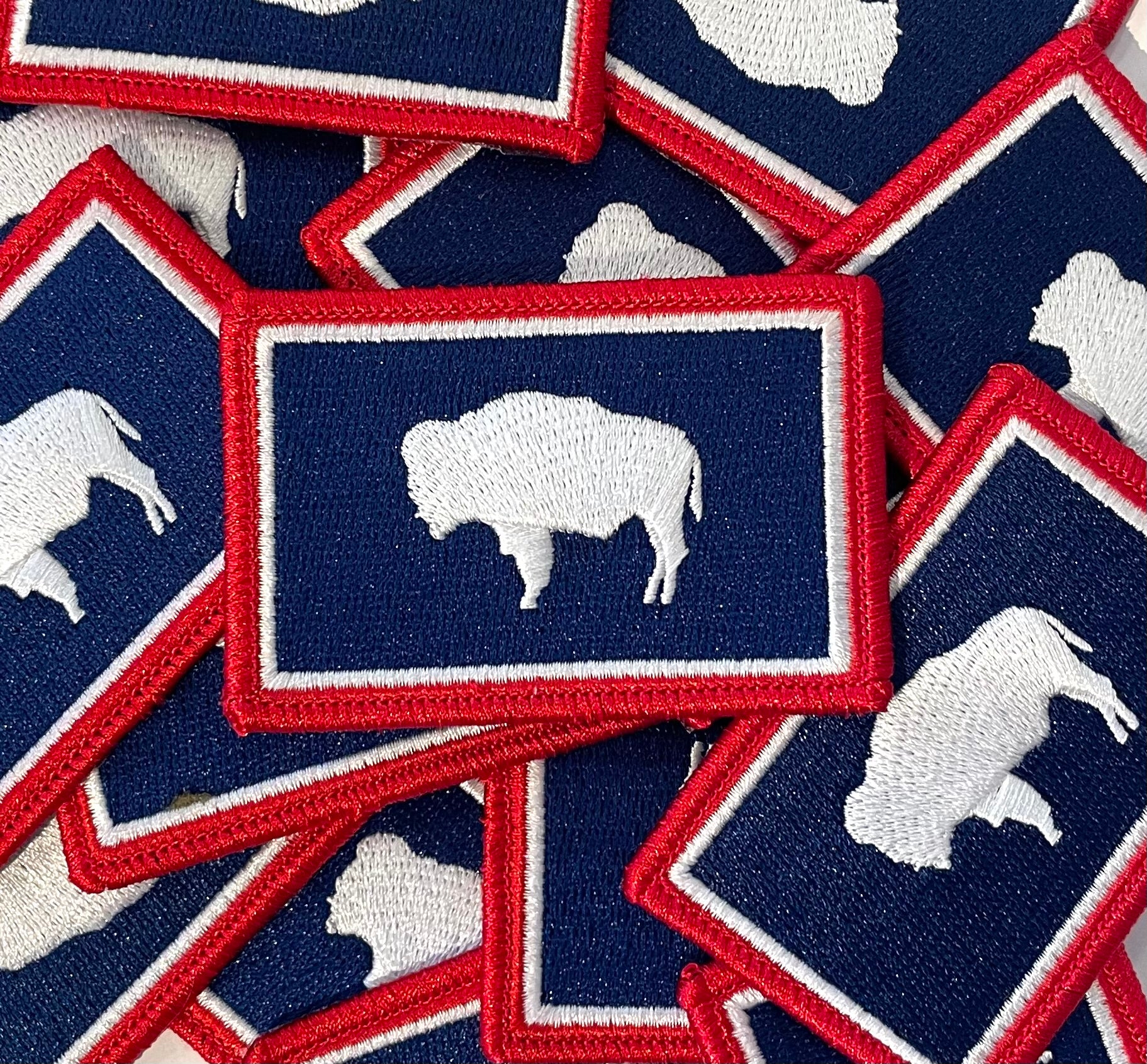 Buffalo Bills Iron on Embroidery Patch 
