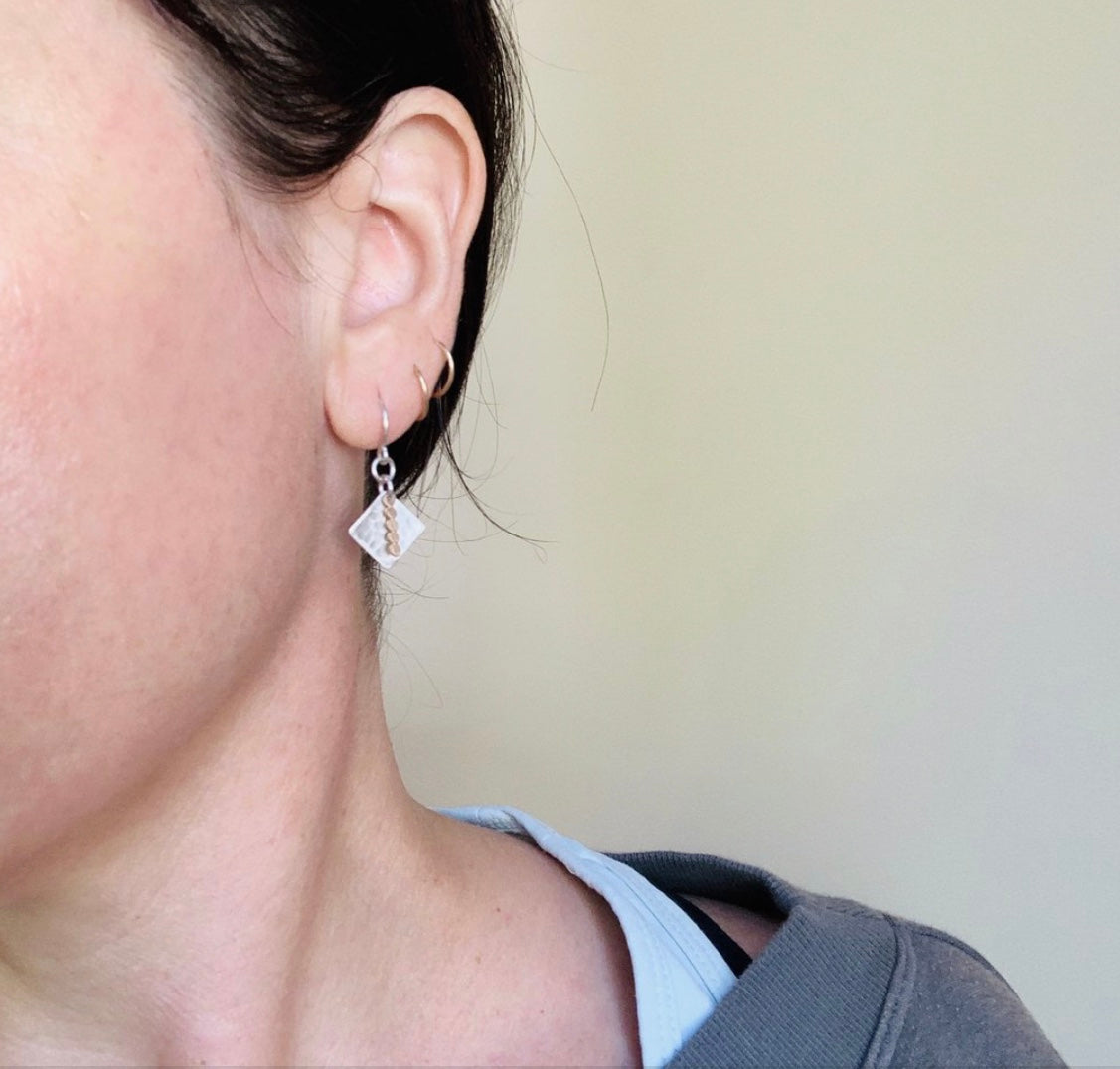 Dotted Line Earrings