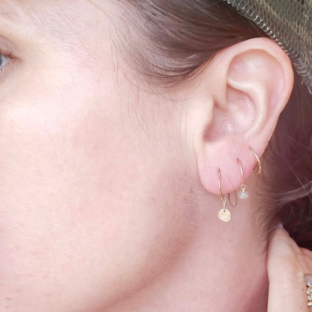 Lobe Hugger Hoop Earrings