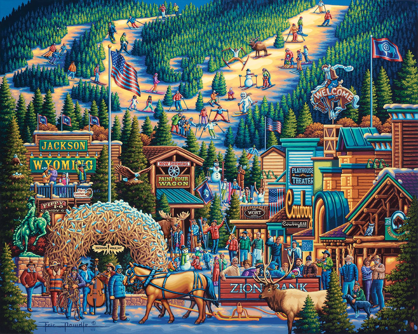 Jackson Hole Traditional Puzzle