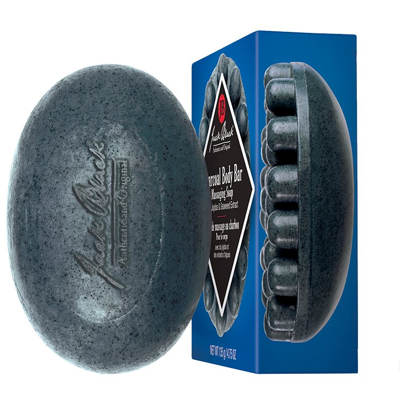 Charcoal Body Bar Massaging Soap