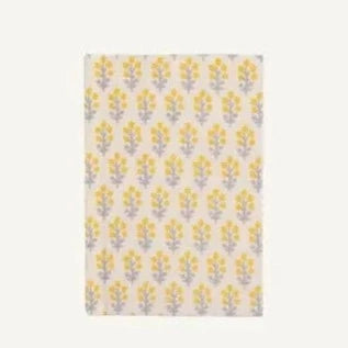 Medium Block Print Hardbound Journal - Yellow