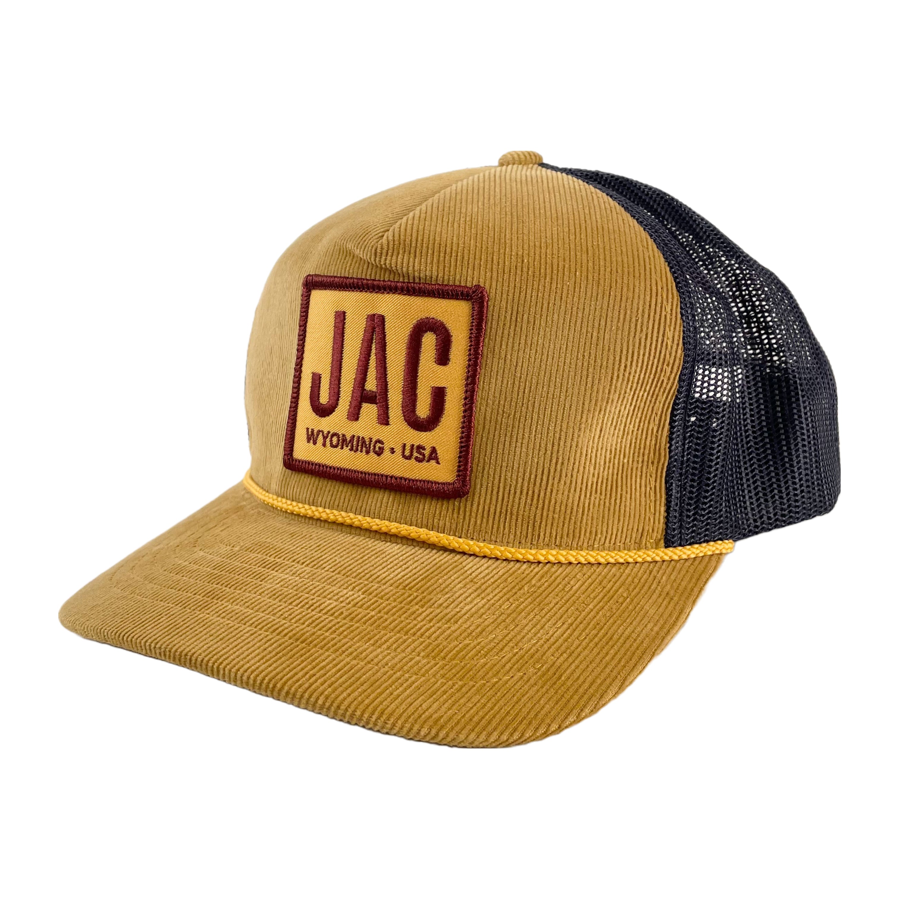 JAC Wyoming USA Patch - Mesh Back Corduroy Hat
