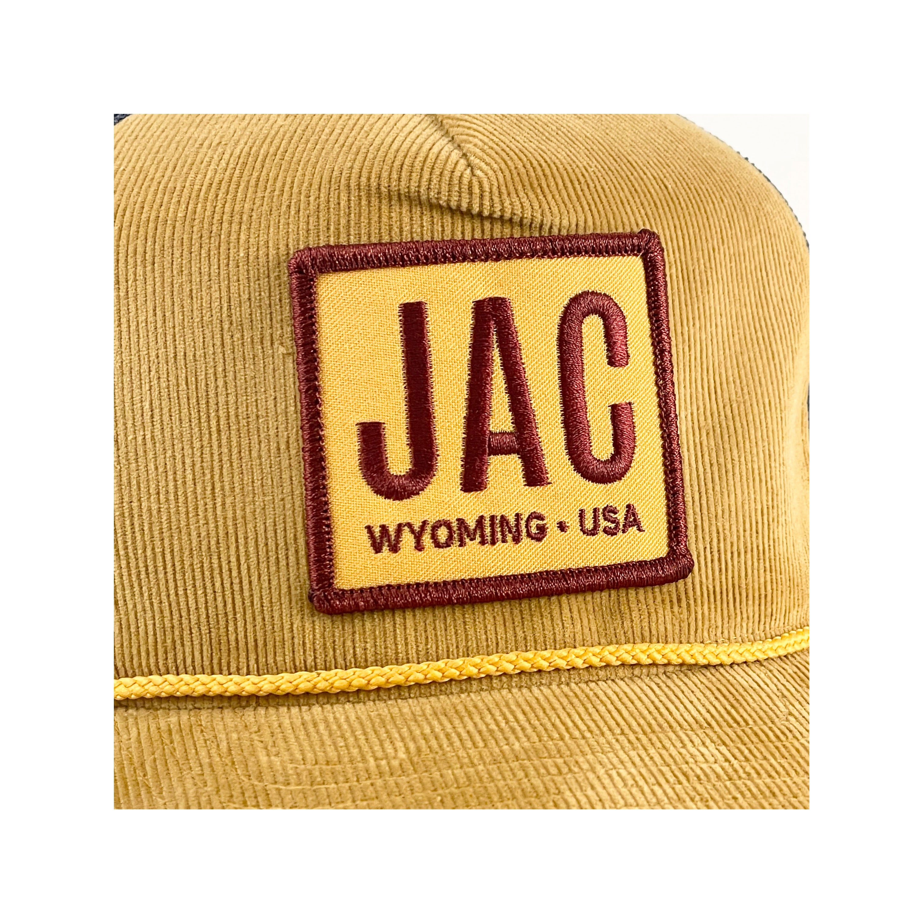 JAC Wyoming USA Patch - Mesh Back Corduroy Hat