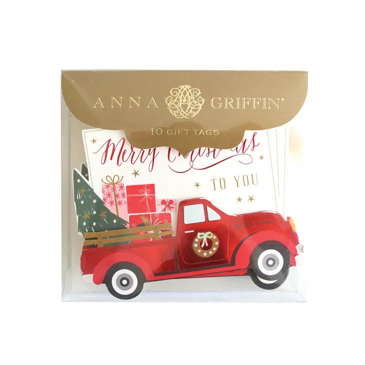 Holiday Gift Tags - Red Truck