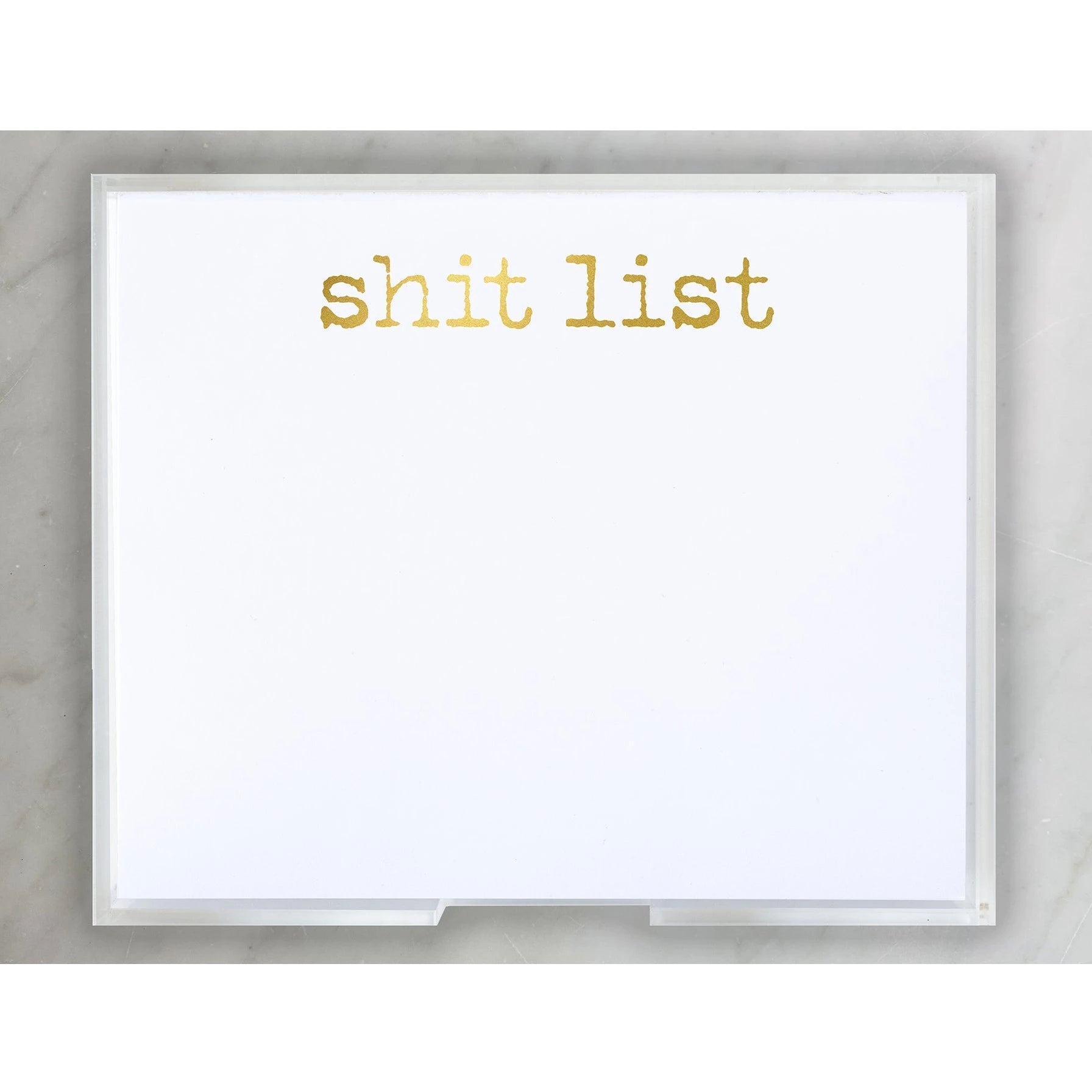 Sh!t List Notepad - Large