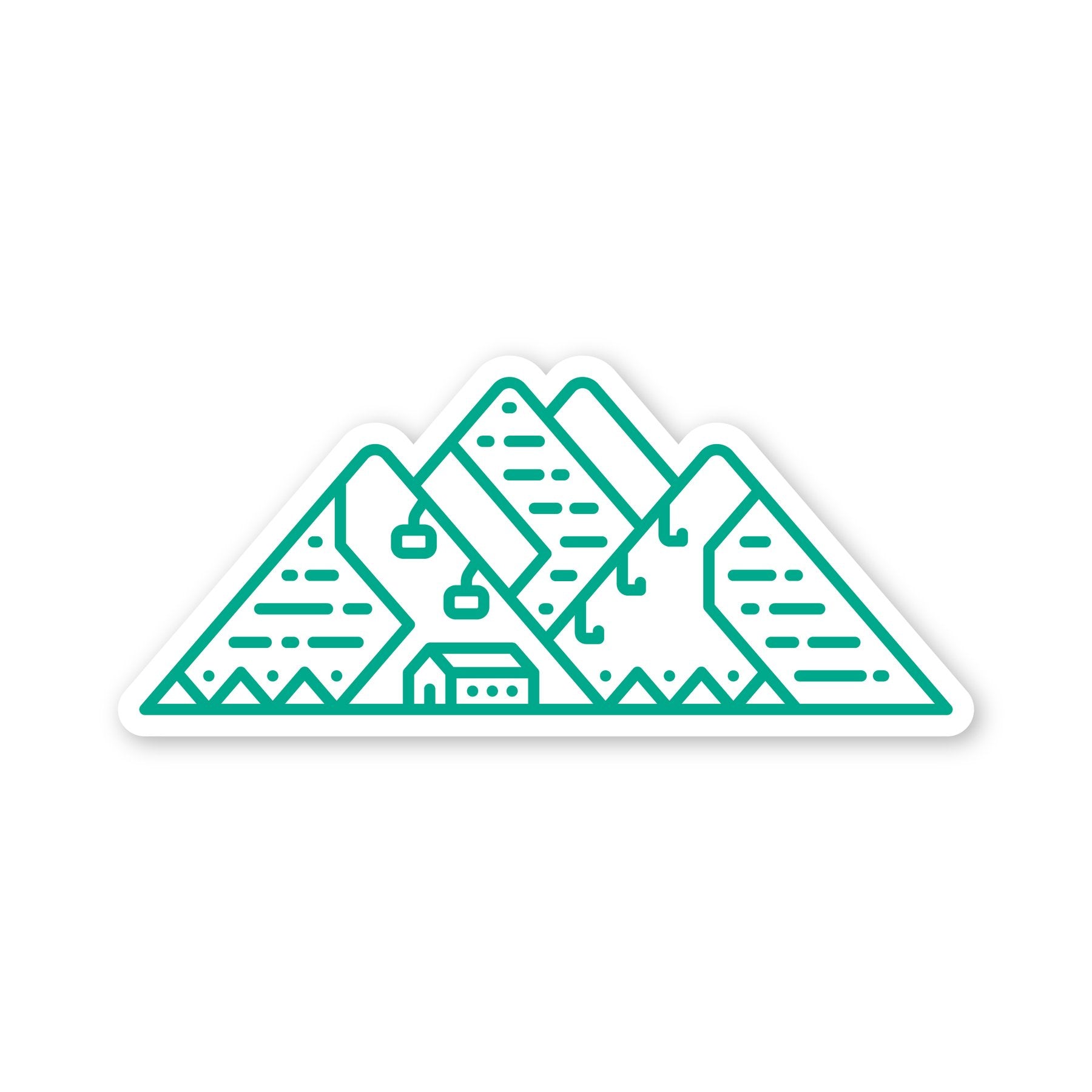 Ski Resort Sticker