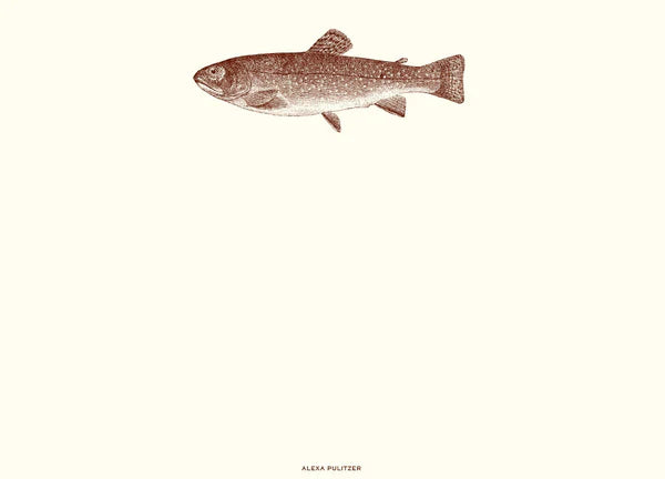 Trout Flat Notecard Set