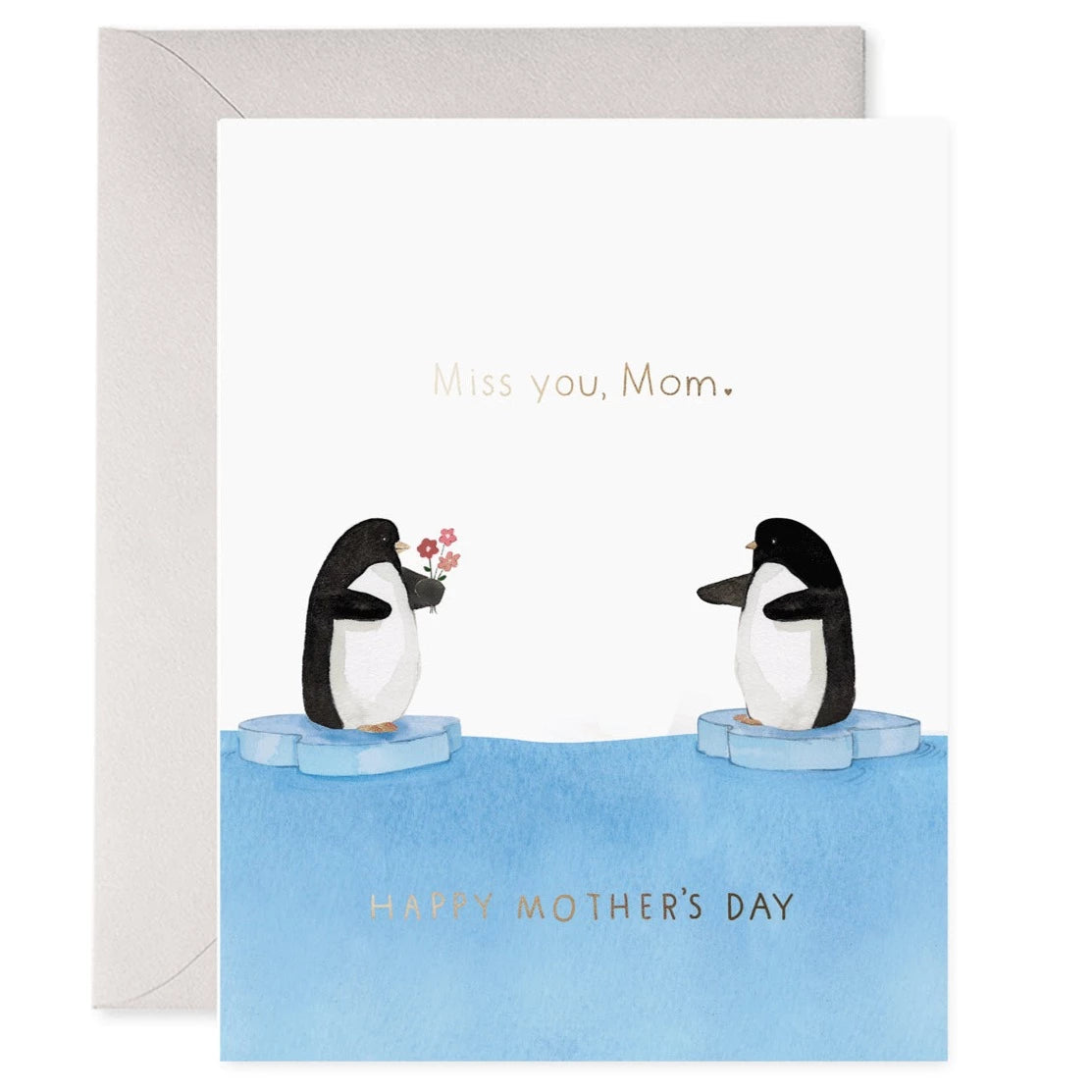 Penguin Mom Card