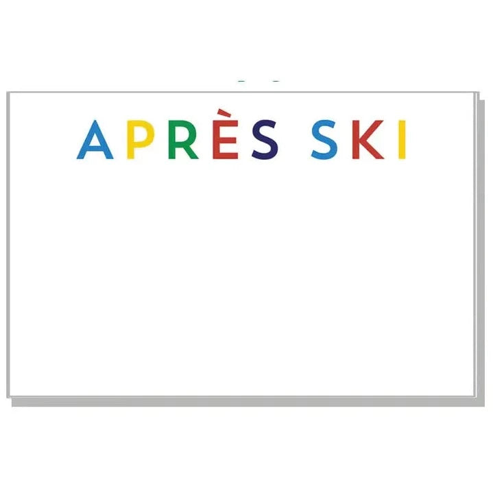 Après Ski Slab Notepad