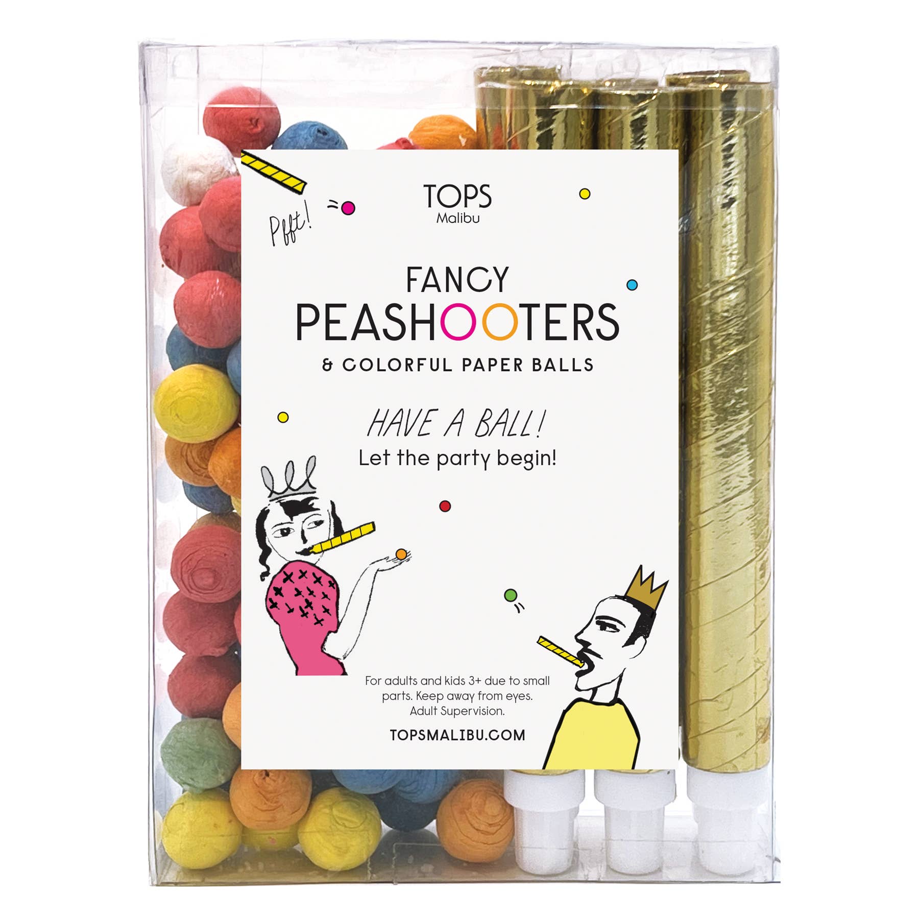 Fancy Pea Shooters (Includes 6 Tubes)